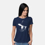 Detective Noir-Womens-Basic-Tee-rocketman_art