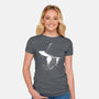 Detective Noir-Womens-Fitted-Tee-rocketman_art