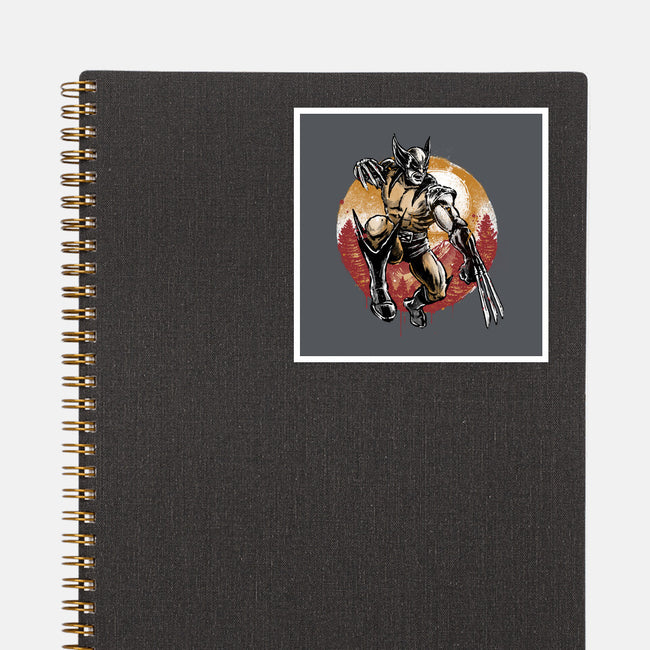 Unbreakable Rage-None-Glossy-Sticker-glitchygorilla