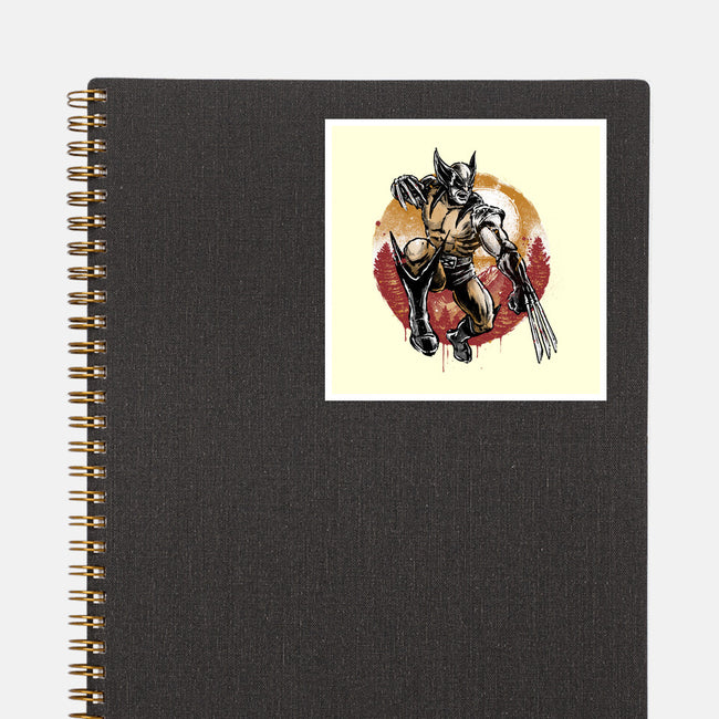 Unbreakable Rage-None-Glossy-Sticker-glitchygorilla
