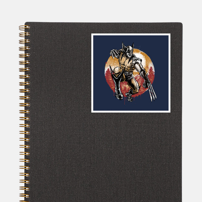 Unbreakable Rage-None-Glossy-Sticker-glitchygorilla