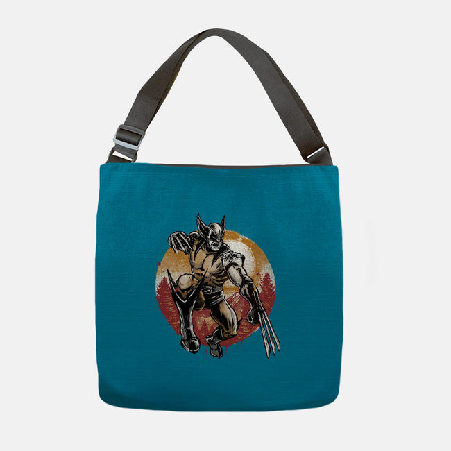 Unbreakable Rage-None-Adjustable Tote-Bag-glitchygorilla