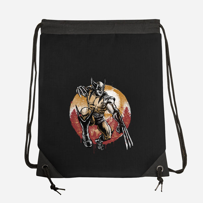 Unbreakable Rage-None-Drawstring-Bag-glitchygorilla