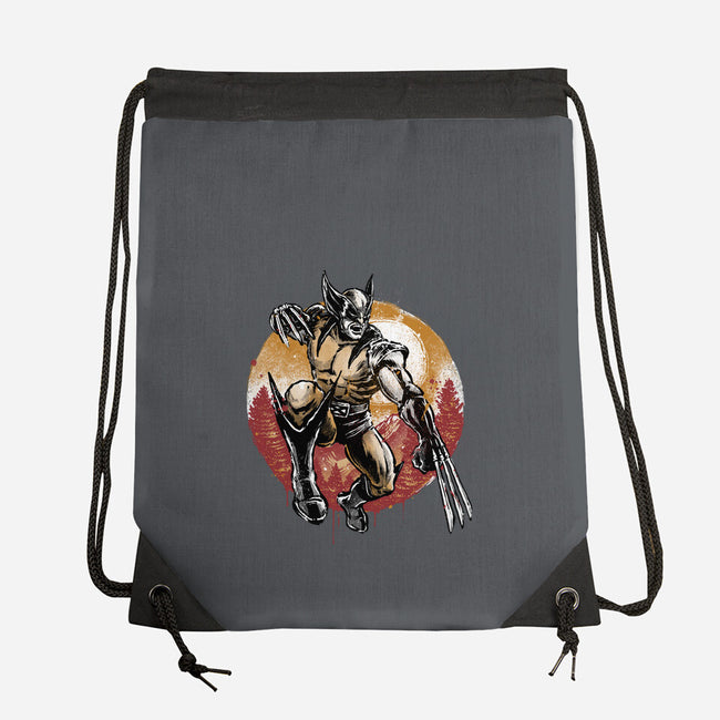 Unbreakable Rage-None-Drawstring-Bag-glitchygorilla