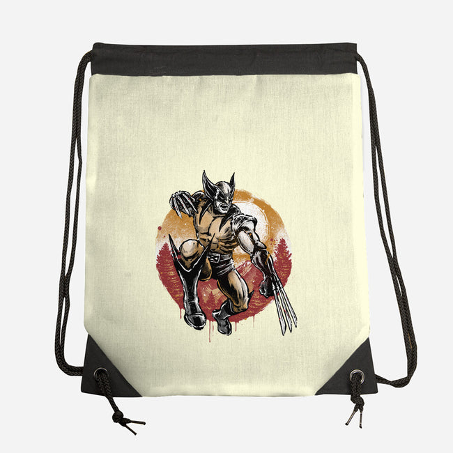 Unbreakable Rage-None-Drawstring-Bag-glitchygorilla