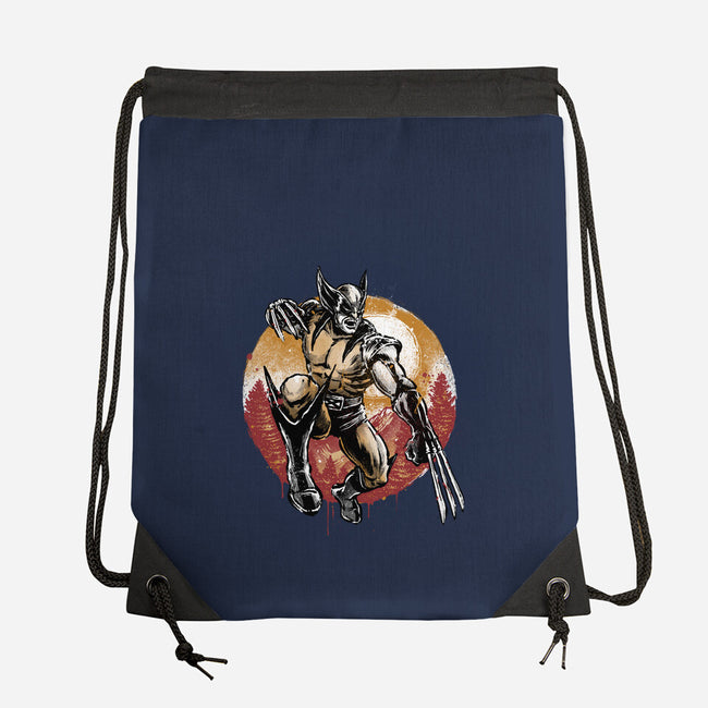 Unbreakable Rage-None-Drawstring-Bag-glitchygorilla