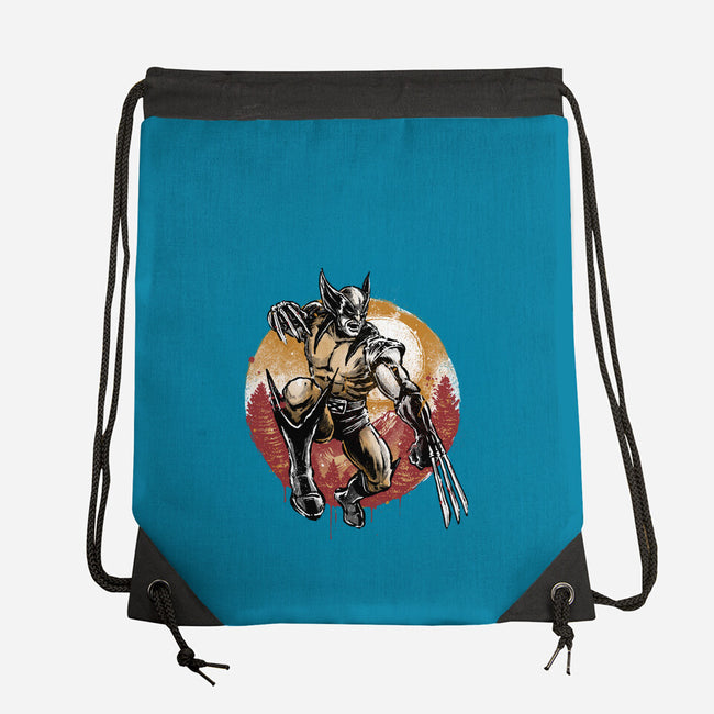 Unbreakable Rage-None-Drawstring-Bag-glitchygorilla