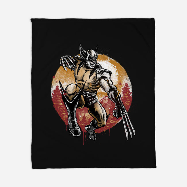 Unbreakable Rage-None-Fleece-Blanket-glitchygorilla