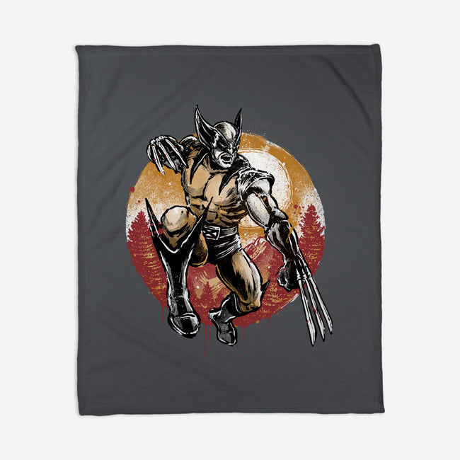 Unbreakable Rage-None-Fleece-Blanket-glitchygorilla