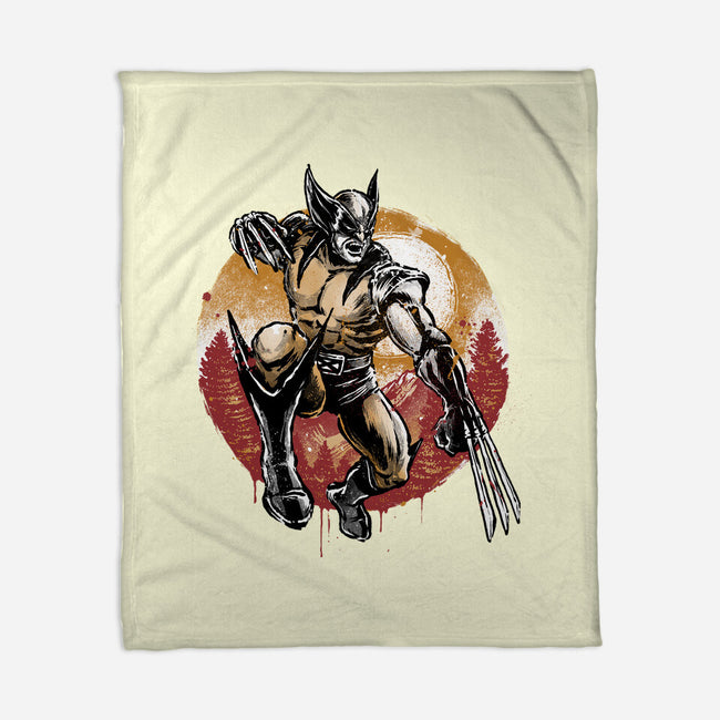 Unbreakable Rage-None-Fleece-Blanket-glitchygorilla
