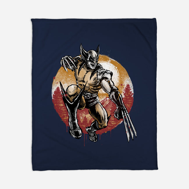 Unbreakable Rage-None-Fleece-Blanket-glitchygorilla