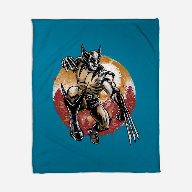Unbreakable Rage-None-Fleece-Blanket-glitchygorilla
