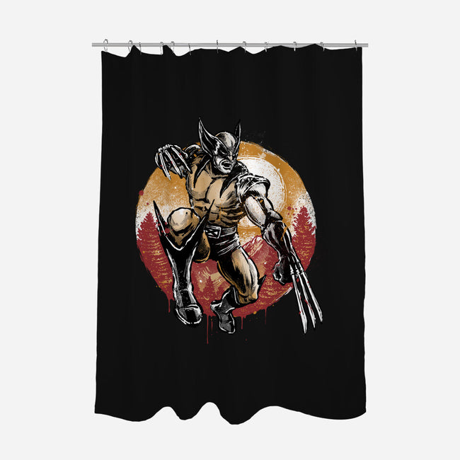 Unbreakable Rage-None-Polyester-Shower Curtain-glitchygorilla