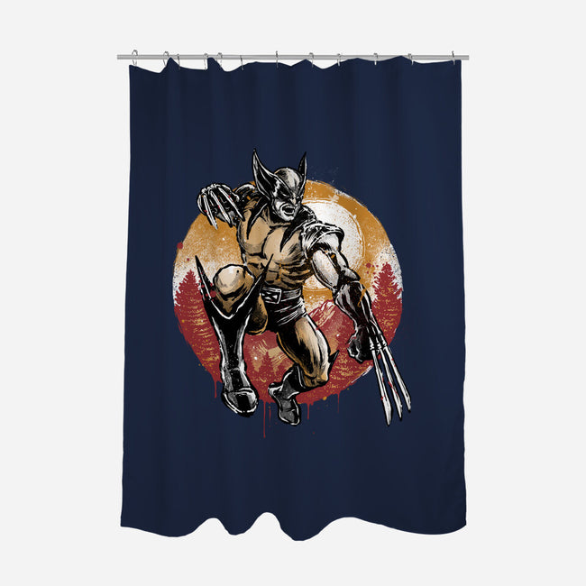 Unbreakable Rage-None-Polyester-Shower Curtain-glitchygorilla