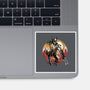 Unbreakable Rage-None-Glossy-Sticker-glitchygorilla