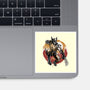 Unbreakable Rage-None-Glossy-Sticker-glitchygorilla