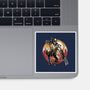 Unbreakable Rage-None-Glossy-Sticker-glitchygorilla