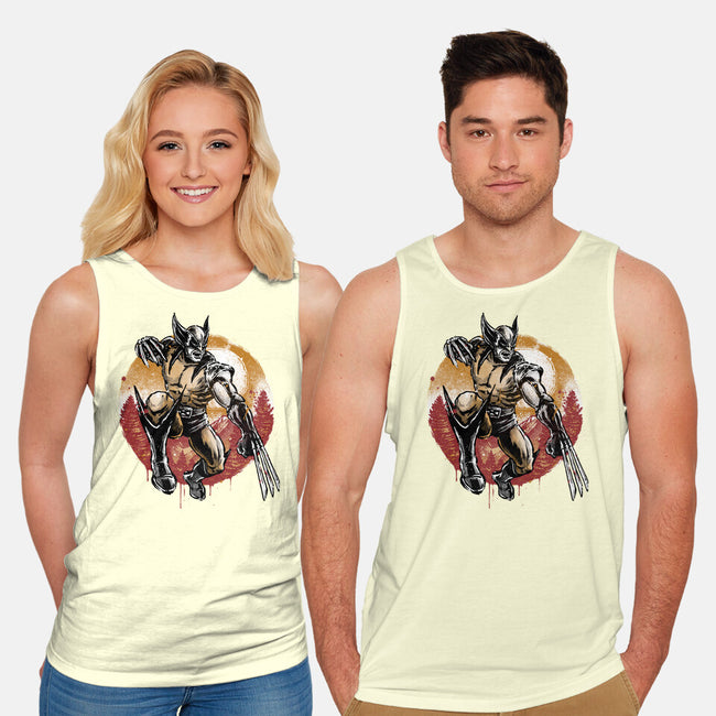 Unbreakable Rage-Unisex-Basic-Tank-glitchygorilla