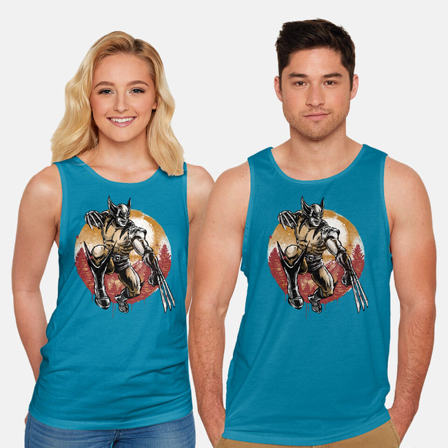 Unbreakable Rage-Unisex-Basic-Tank-glitchygorilla