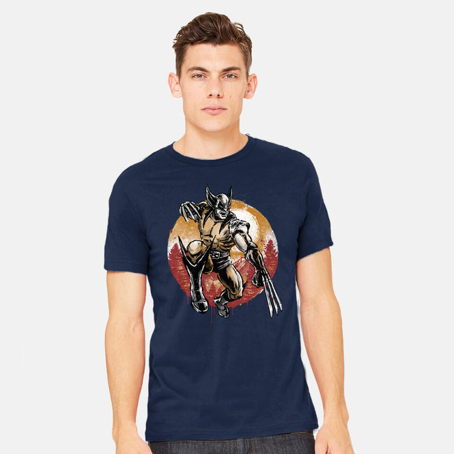Unbreakable Rage-Mens-Heavyweight-Tee-glitchygorilla