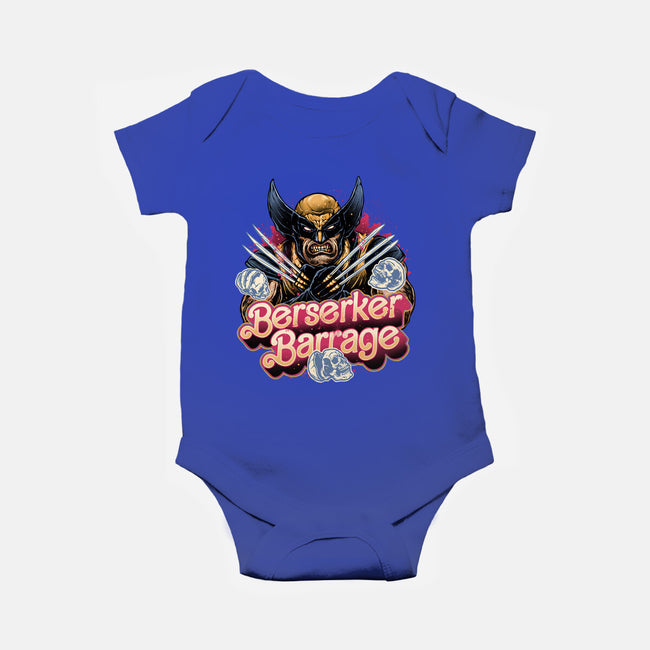 Berserker Mode-Baby-Basic-Onesie-glitchygorilla