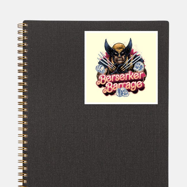 Berserker Mode-None-Glossy-Sticker-glitchygorilla