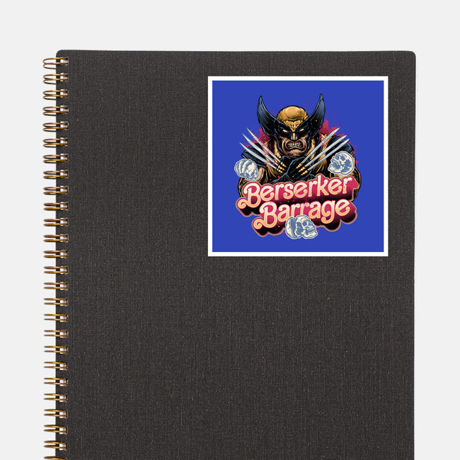 Berserker Mode-None-Glossy-Sticker-glitchygorilla