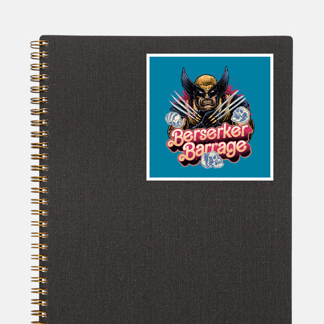 Berserker Mode-None-Glossy-Sticker-glitchygorilla