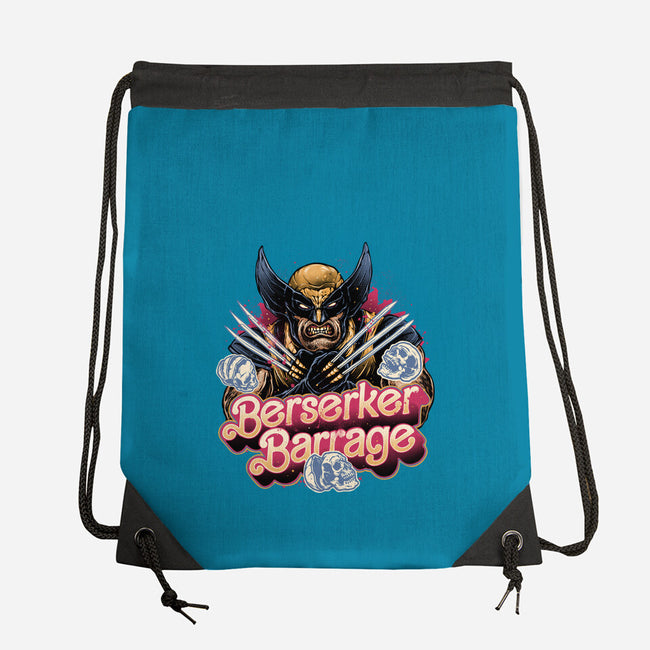 Berserker Mode-None-Drawstring-Bag-glitchygorilla