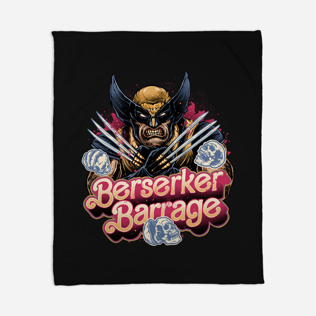 Berserker Mode-None-Fleece-Blanket-glitchygorilla