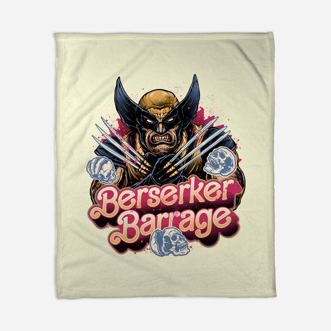 Berserker Mode-None-Fleece-Blanket-glitchygorilla