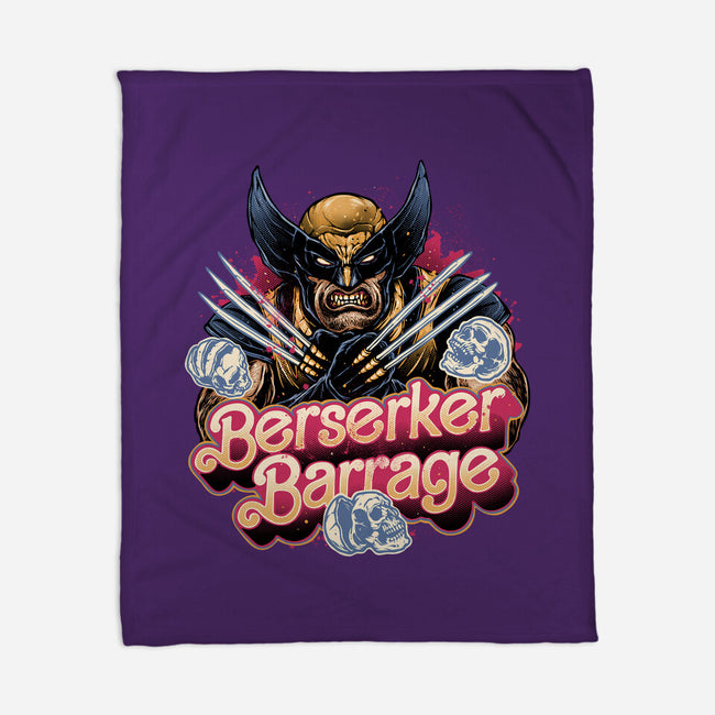 Berserker Mode-None-Fleece-Blanket-glitchygorilla