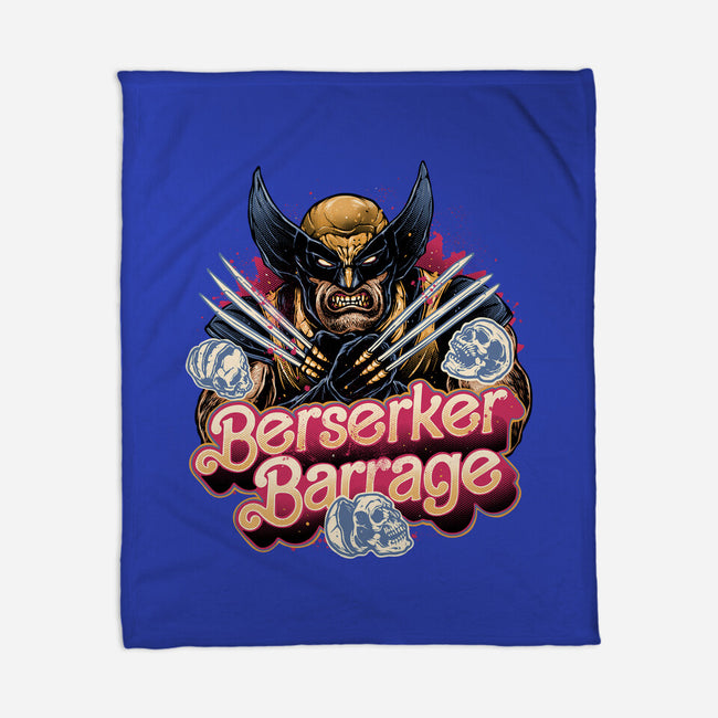 Berserker Mode-None-Fleece-Blanket-glitchygorilla