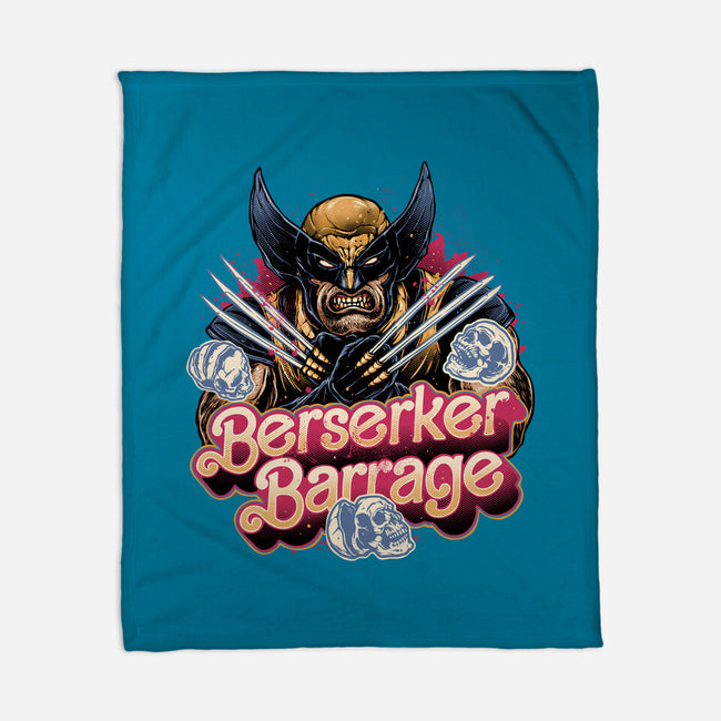 Berserker Mode-None-Fleece-Blanket-glitchygorilla