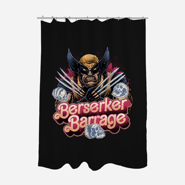 Berserker Mode-None-Polyester-Shower Curtain-glitchygorilla