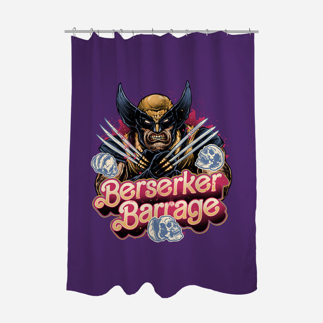 Berserker Mode-None-Polyester-Shower Curtain-glitchygorilla