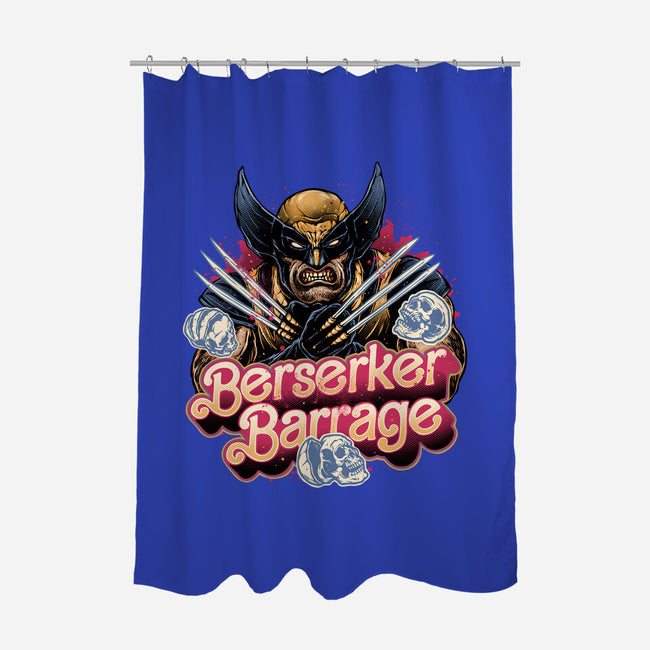 Berserker Mode-None-Polyester-Shower Curtain-glitchygorilla