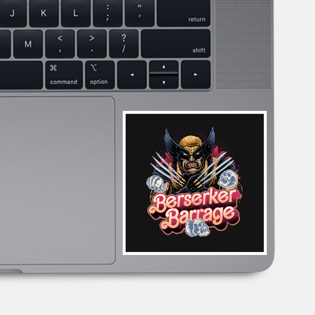 Berserker Mode-None-Glossy-Sticker-glitchygorilla