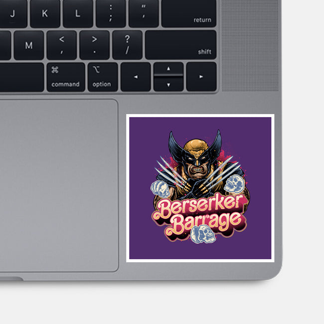 Berserker Mode-None-Glossy-Sticker-glitchygorilla