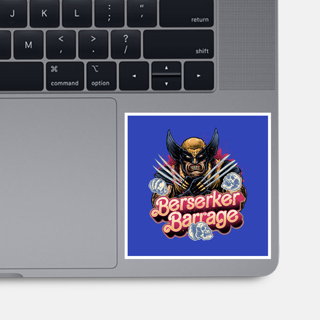Berserker Mode-None-Glossy-Sticker-glitchygorilla