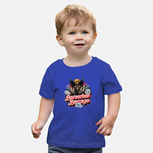 Berserker Mode-Baby-Basic-Tee-glitchygorilla