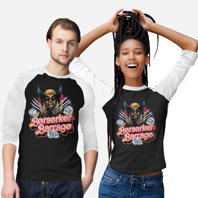 Berserker Mode-Unisex-Baseball-Tee-glitchygorilla