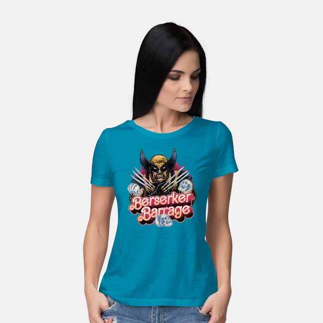 Berserker Mode-Womens-Basic-Tee-glitchygorilla