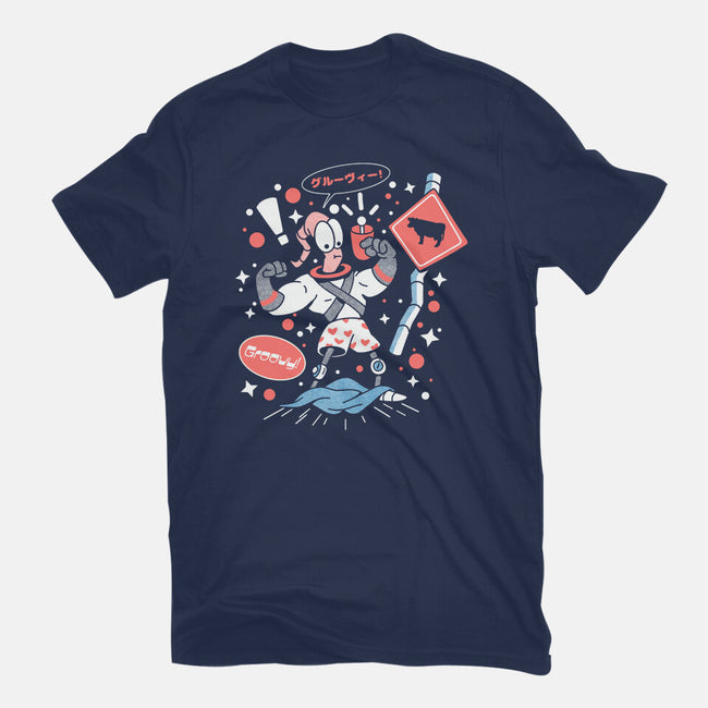Space Shame-Womens-Fitted-Tee-ilustrata