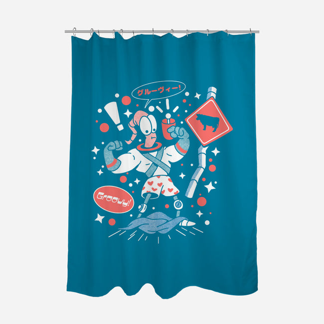 Space Shame-None-Polyester-Shower Curtain-ilustrata