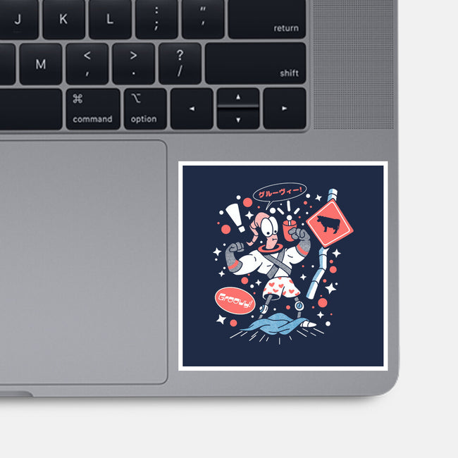 Space Shame-None-Glossy-Sticker-ilustrata