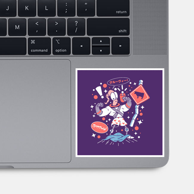 Space Shame-None-Glossy-Sticker-ilustrata