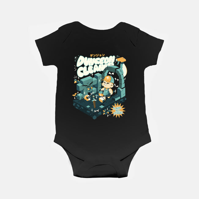 Dungeon Cleaner-Baby-Basic-Onesie-ilustrata