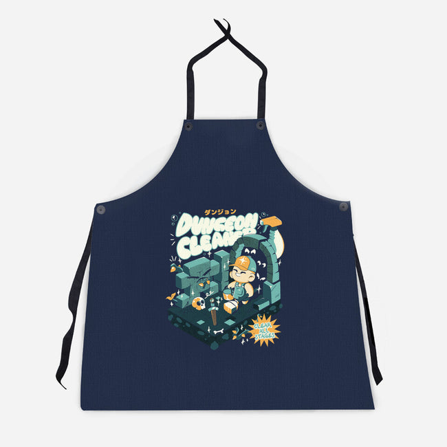 Dungeon Cleaner-Unisex-Kitchen-Apron-ilustrata
