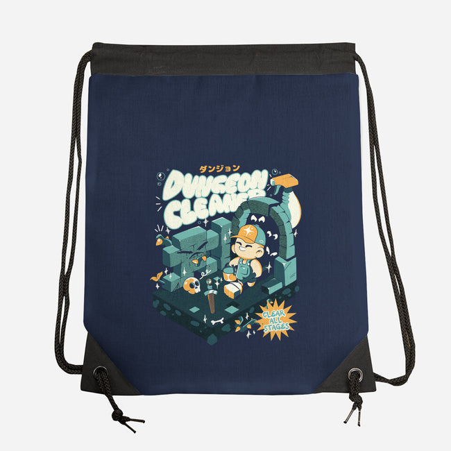 Dungeon Cleaner-None-Drawstring-Bag-ilustrata
